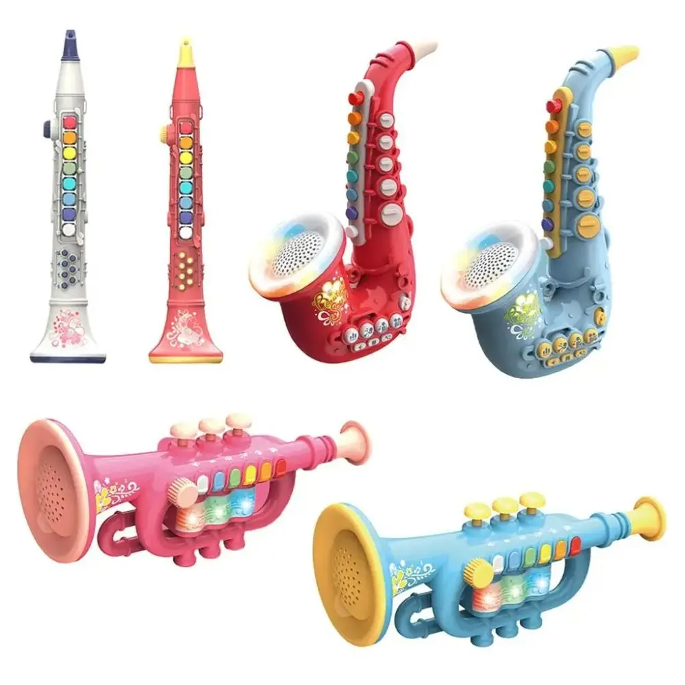 Sviluppo intelligente Simulazione Clarinetto Giocattolo Strumenti di simulazione Strumento per bambini Giocattolo musicale Sassofono Tromba