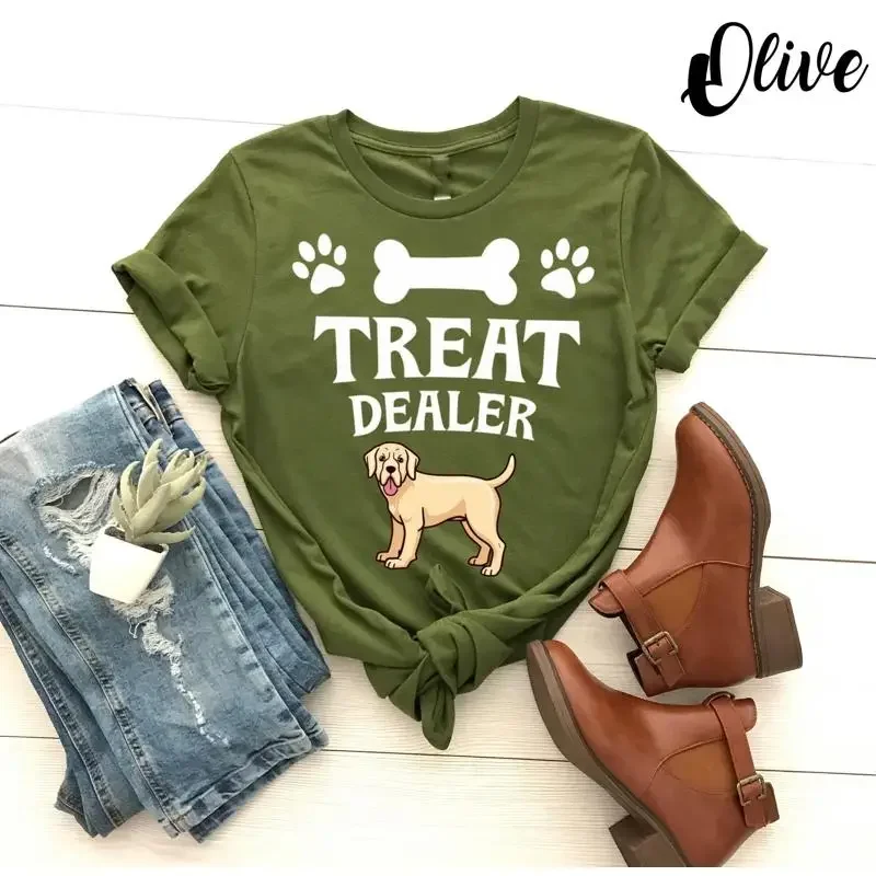 Camiseta de Entrenador de Perros con Diseño de Golosinas para Distribuidores, Divertida para Amantes de las Mascotas, Humor de Adiestramiento Canino