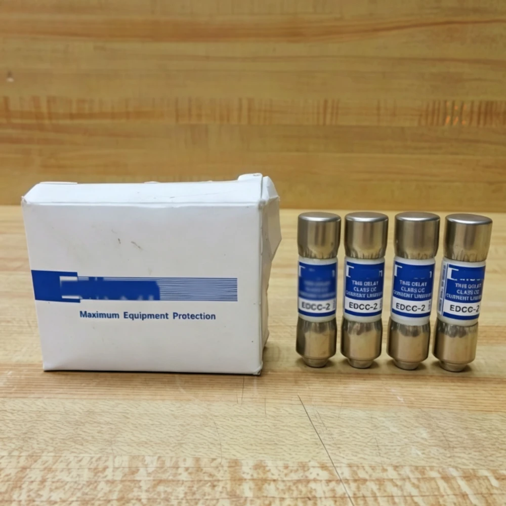 5PCS OEM EDCC‑2 Time‑Delay Fuse 2A 600VAC Class CC Current‑Limiting Fuse