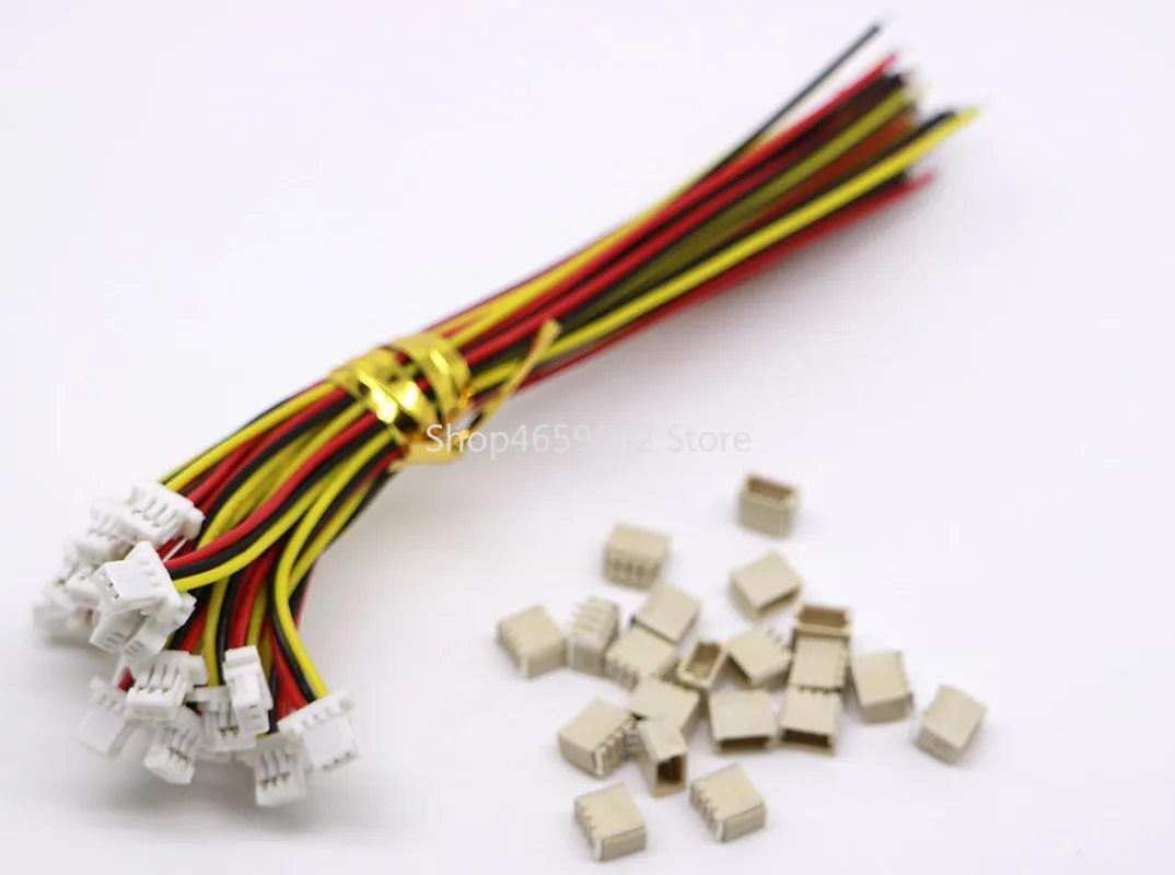 10 SETS Mini Micro SH 1.0 3-Pin JST Connector with Wires Cables 100MM