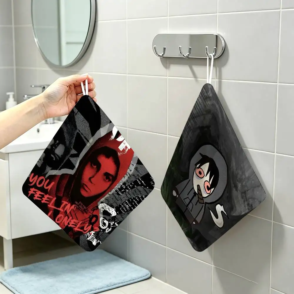 Game Simon Cry of Fear  Polyester Cotton Daily Towel Hanging Kitchen Hand Wiping Cloth Durable for Whole House Use