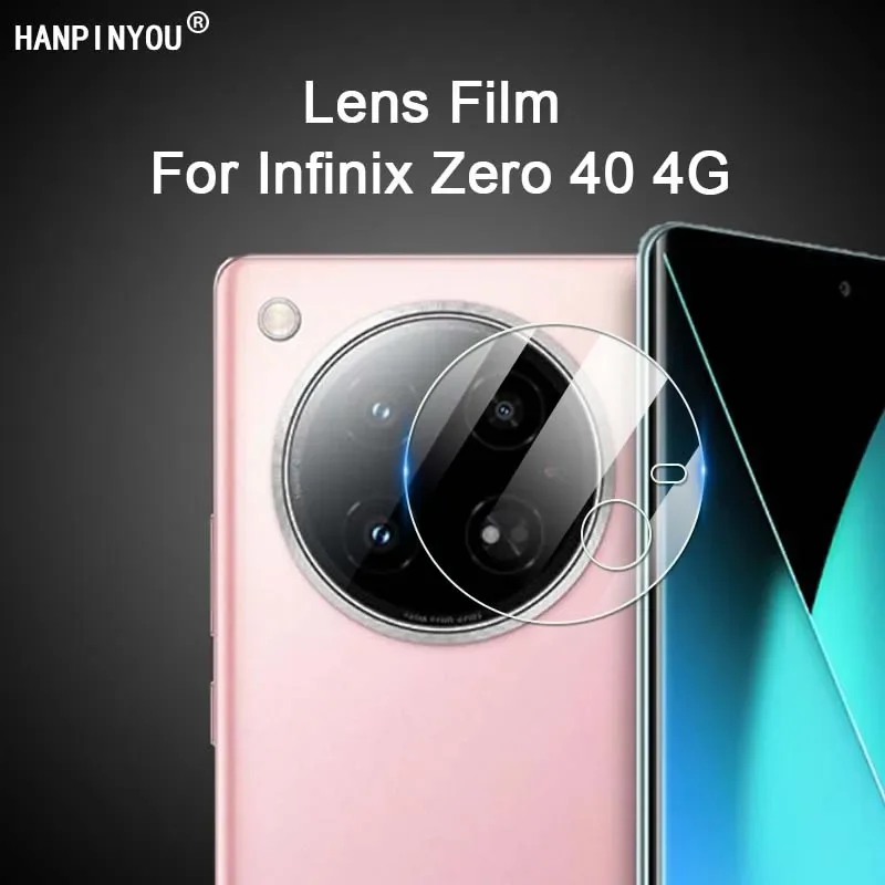 Lens Protector For Infinix Zero 40 / 4G Clear Ultra Slim Back Rear Camera Lens Cover Soft Protective Film -Not Tempered Glass