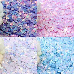 Iridescent Seashell Party Confetti Shell Glitter Colorful Sparkles for Mermaid Theme Party Decor Baby Shower Under the Sea Party