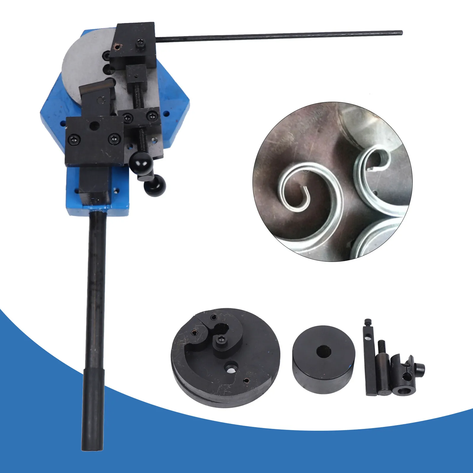 Multi-Functional Bending Bender With 2 Molds&3 Pins - Creates Clamps/Handles/Brackets, Fits Mild Steel&Non-Hardened Metals