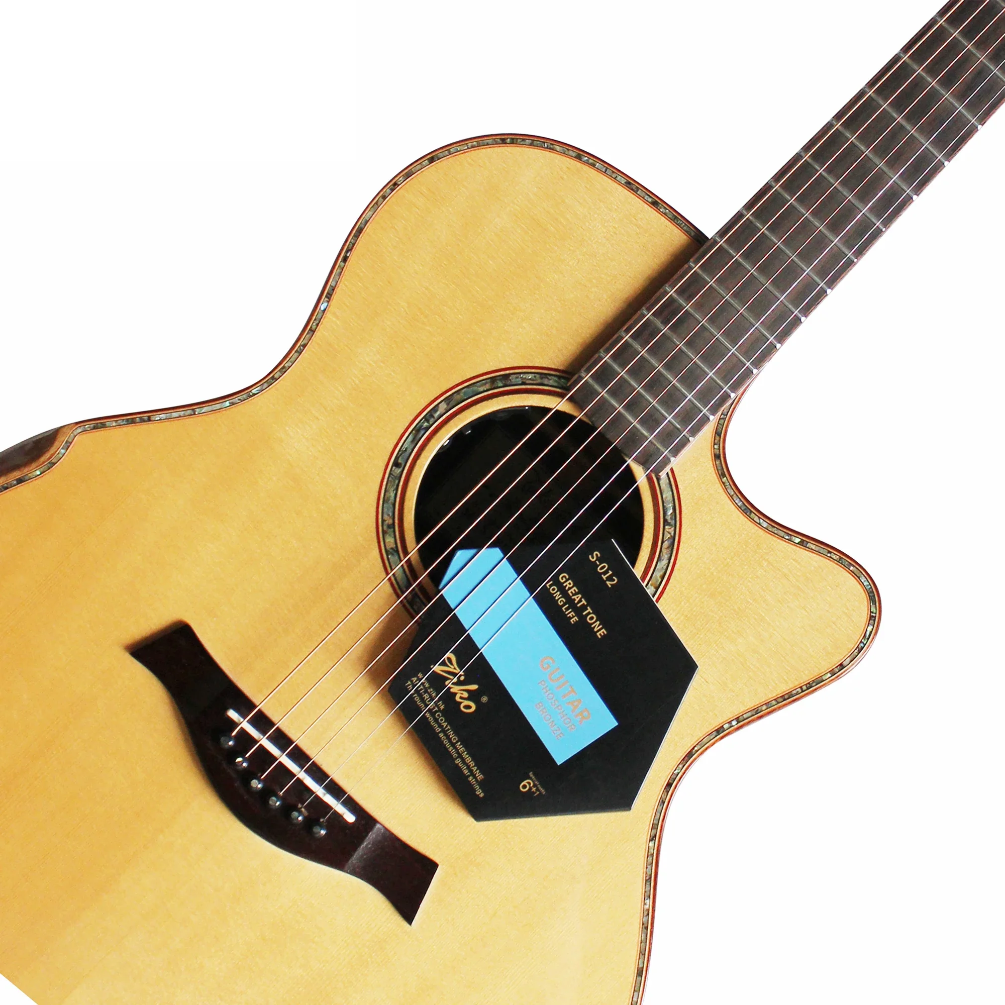 ZIKO Acoustic Guitar Strings Hexagonal Steel Core Phosphor Bronze Wound Guitarra Strings Folk Guitar Parts And Accessories
