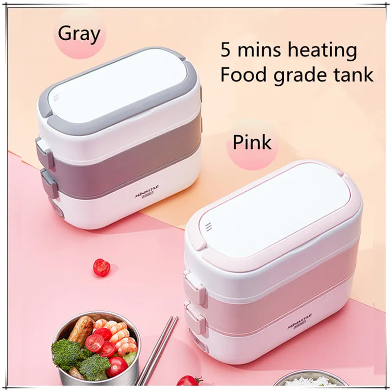 Portable electric lunch box heating and insulation multi-functional reservation electric Bento box for Office workers students