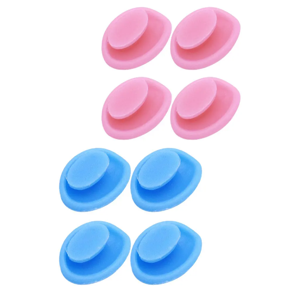 

4Pairs Eyeglasses Nose Pads Silicone Soft Anti Slip Nose Bridge Cushions Eyeglass Parts Eye Glass Repairing Kit