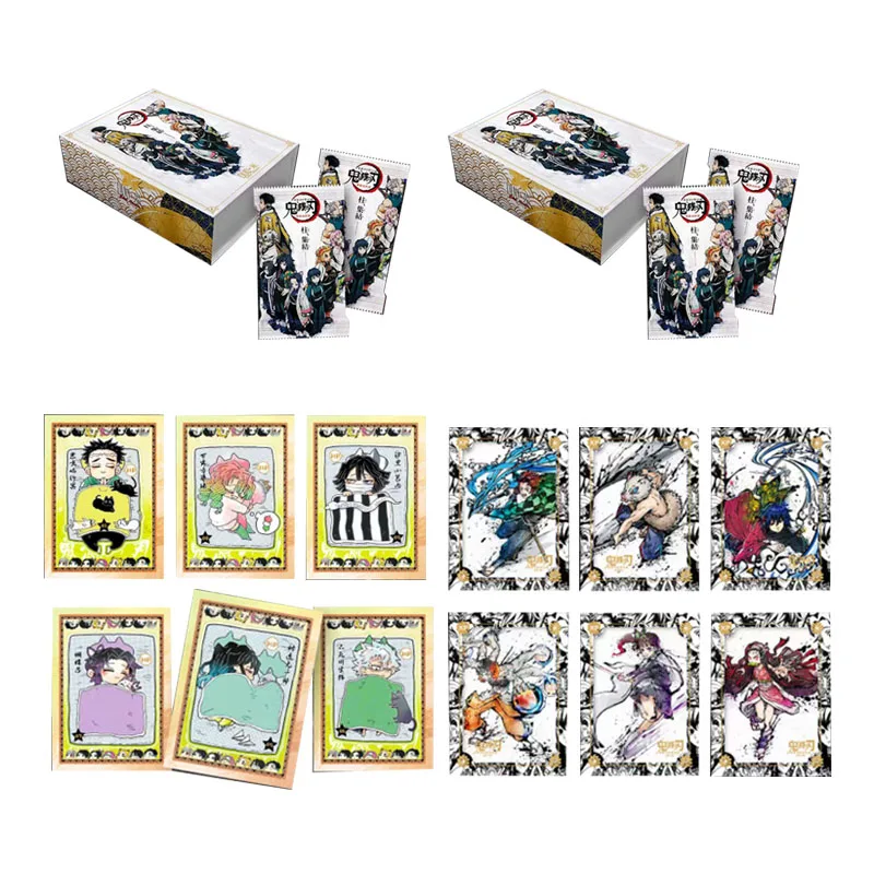 Demon Slayer collection cards box DUO.MI Fated Duel PT puzzle card random rare figure card classic anime card holiday gifts