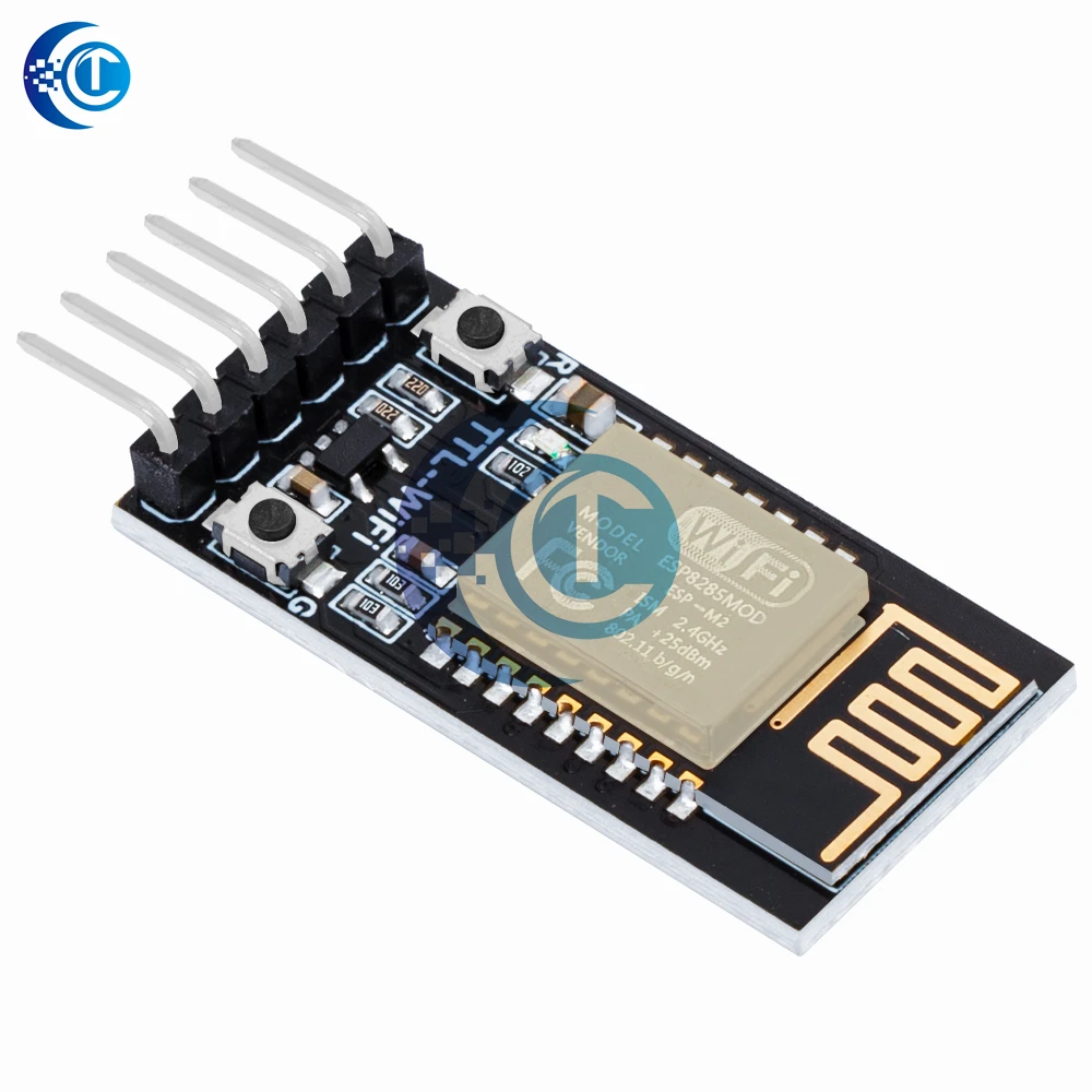 Módulo de Transmissão Transparente com Porta Serial, Wireless WiFi, TTL para WiFi, Compatível com Bluetooth, HC-06 Interface, ESP-M2