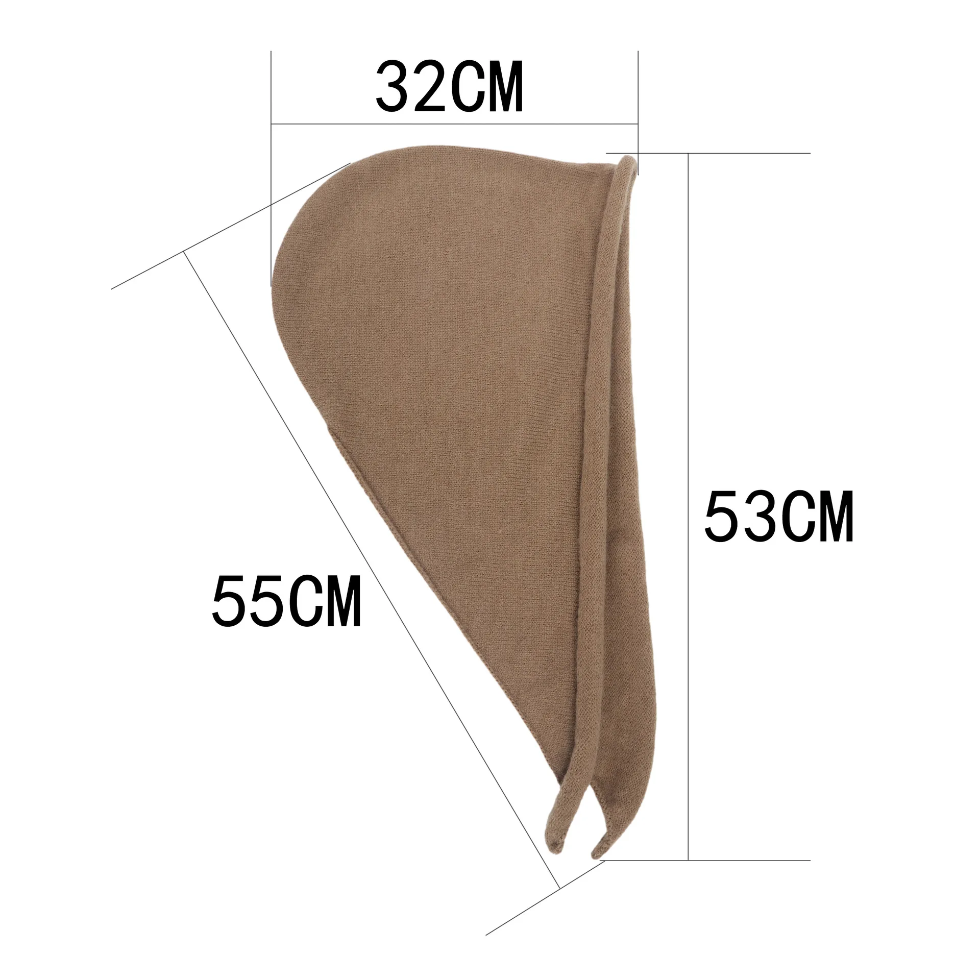 レディース向けの新しい冬用スカーフと帽子のセット – フェイクカシミヤ製、DIYスタイルで編まれ、フードとプルオンデザインが特徴です