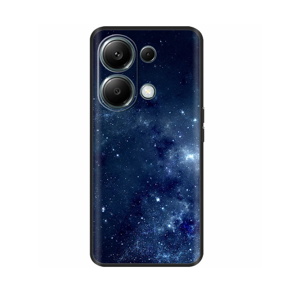 Coque arrière en silicone souple pour Xiaomi Redmi Note 13 Pro, coque fleur, pare-chocs, mode, 4G