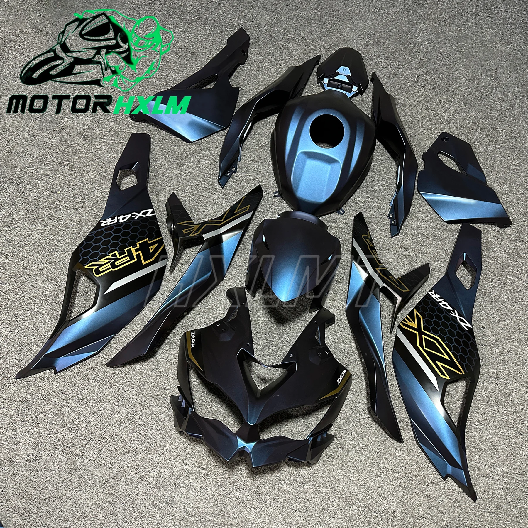 ABS Plastic Fairings Carbon Painted look Injection Molded Motorcycle Fairing Kit for Kawasaki ZX 25R 23 24 25 2023 2024 2025