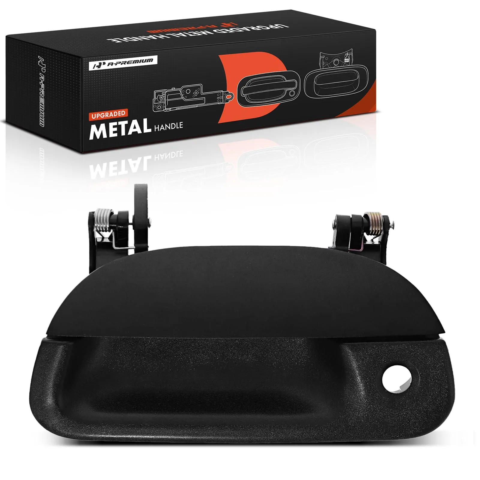 A-Premium Upgraded Metal Tailgate Handle with Keyhole for Ford F-150 97-03 F-250 97-99 F-350 Super Duty F-450 Super Duty 99-07