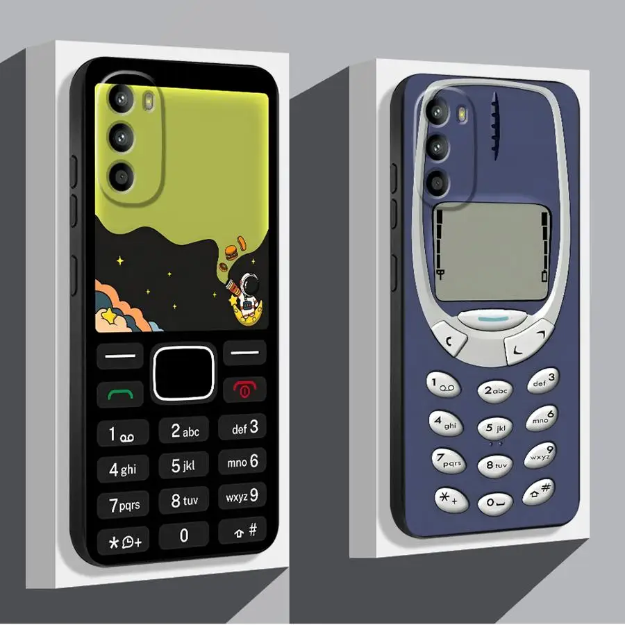 Creative Innovation Machine Case for Motorola Mot G22 Edge40 G50 G32 G53 G30 G71 G52 G60 G60s G51 G73 Edge 20 Pro 30 Lite Black