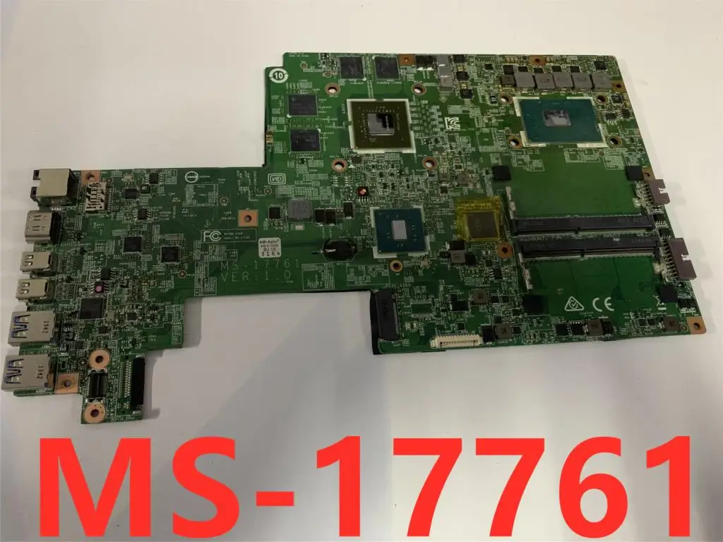 

MS-17761 REV 1.0 Original FOR MSI MS-1776 GS70 Tablet Motherboard WITH I7-6700HQ CPU AND GTX960M GPU 100% Test Work