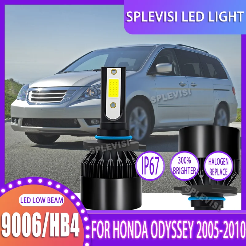 

LED Headlights Low Beam Bulb 9006 HB4 60W 6000LM 12V | Simple DIY Installation For Honda Odyssey 2005 2006 2007 2008 2009 2010