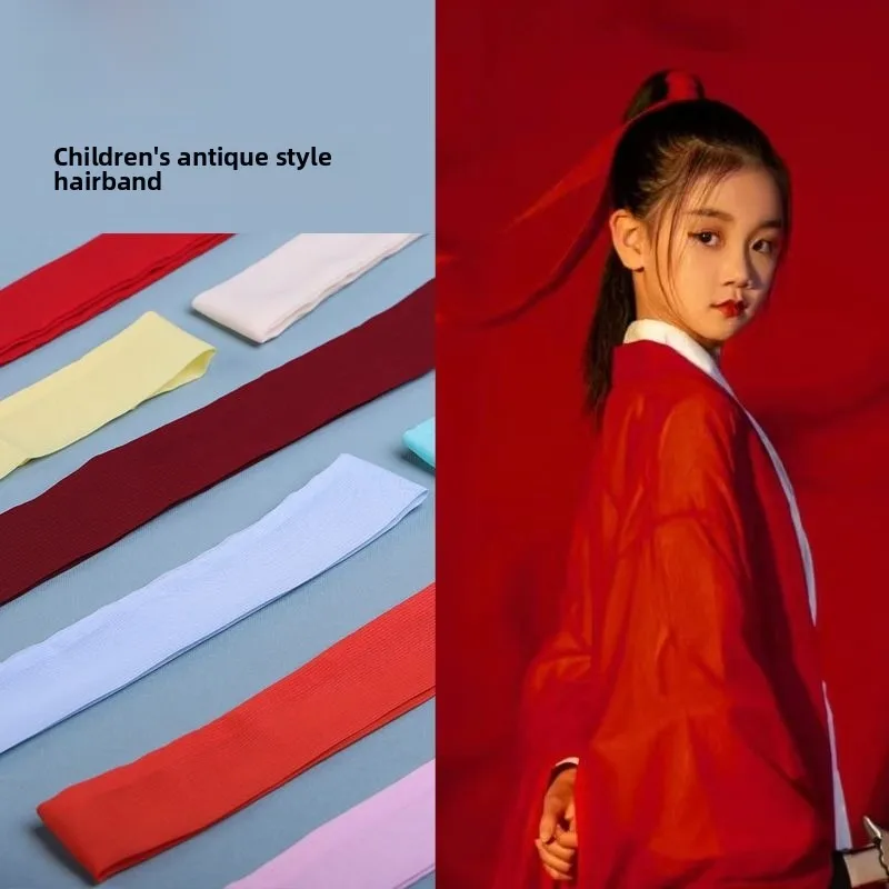 

een Sa Pure Color Hair Ties for Girls And Women Red Hair Ba Children Adults Traditional Chinese Hanfu Hair Accories