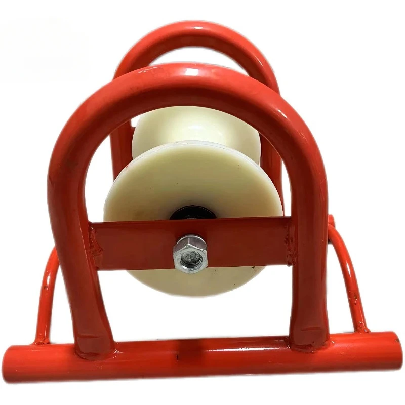 

Fiber Optic Cable Pulley Wire Block and Tackle Cable Roller