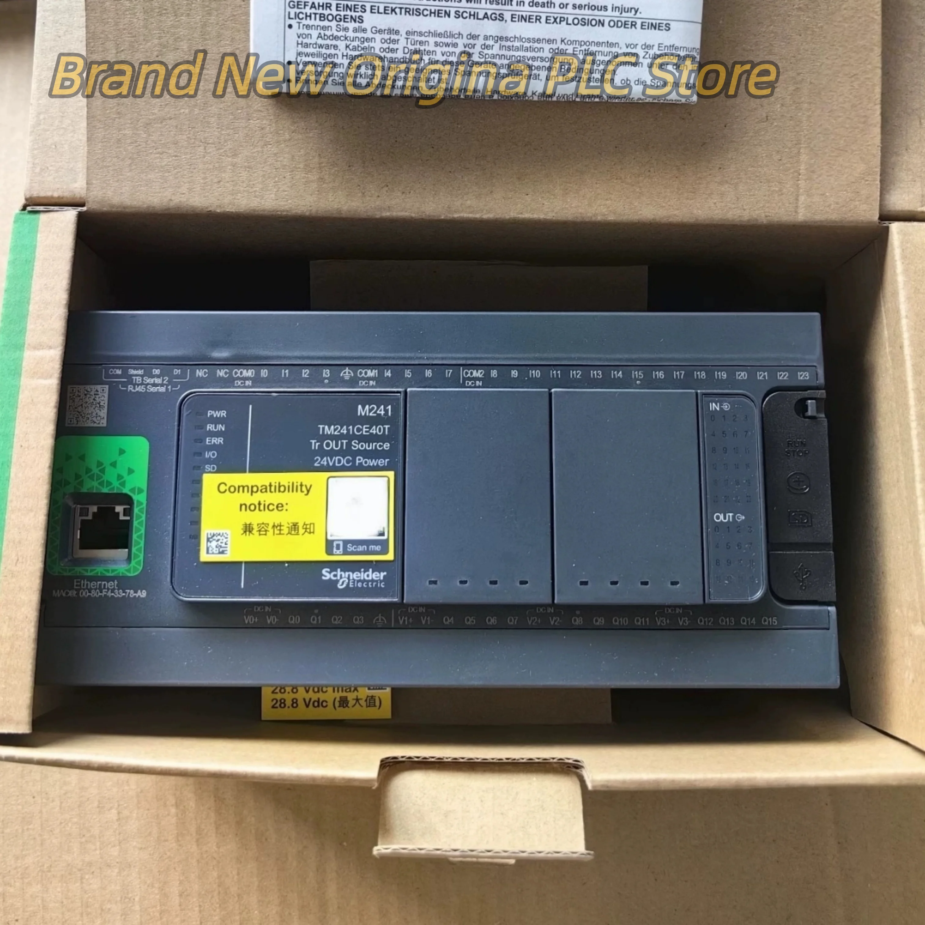 

New in box TM241CE40R TM241CE40T PLC controller