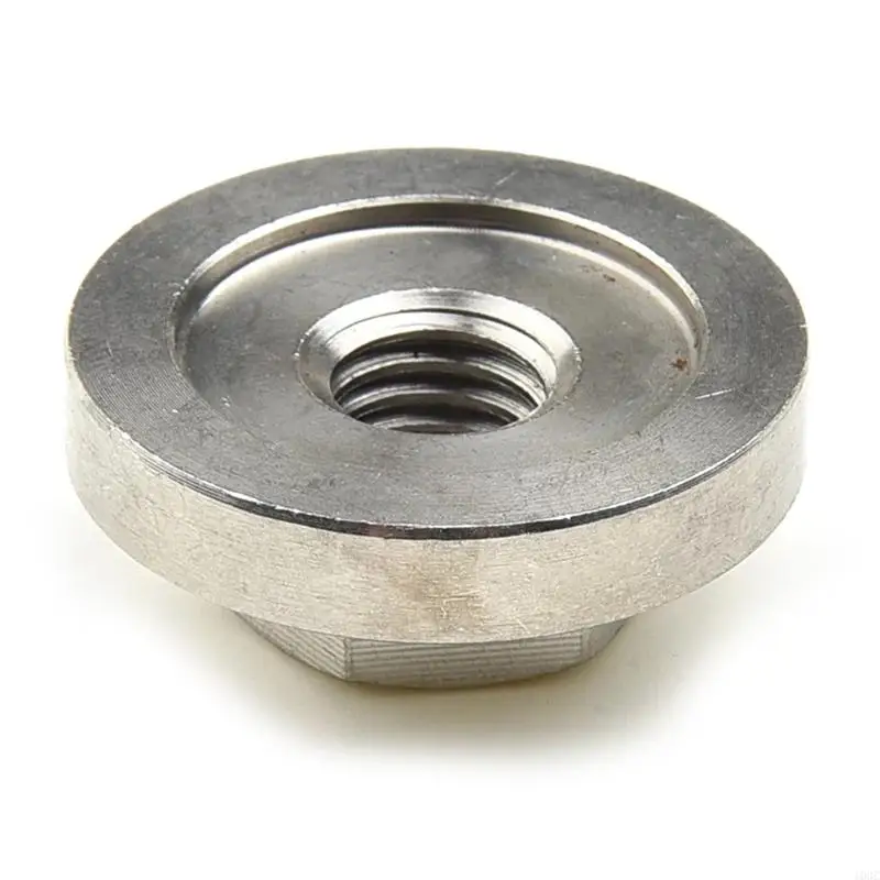 Set dadi flangiati per smerigliatrice angolare 103C per griglie con filettatura mandrino da 10 mm, blocco in acciaio 2x