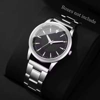 Fashion Men Business Watches Simple Dial Men's Quartz Watch Clock Reloj Hombre（Without Box）