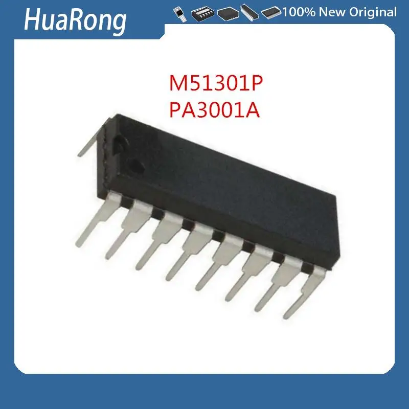 5PCS/LOT    M51301P   PA3001A    DIP16