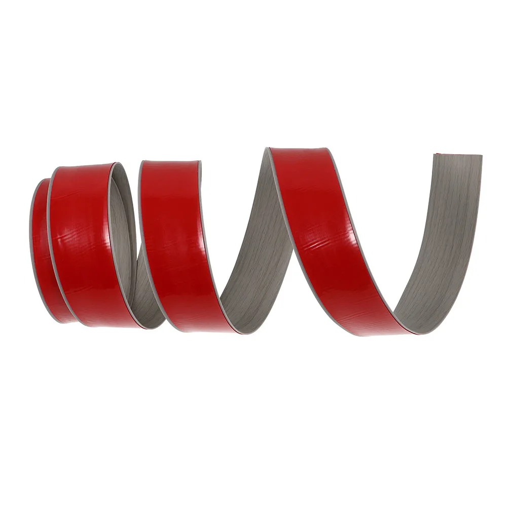 Zelfklevende vloerovergangsstrip 2m grijze houtnerf Duurzame deurdrempelnaad die vloerenovergang bedekt