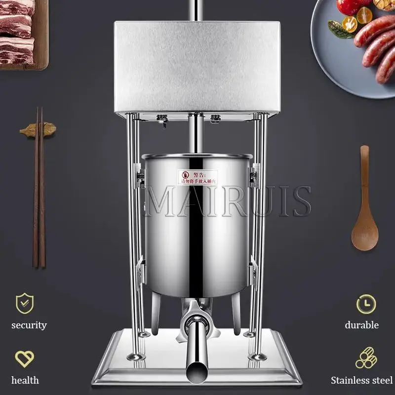 

Вертикальная машина для наполнения мяса из нержавеющей стали, насадка для колбас, самодельная машина