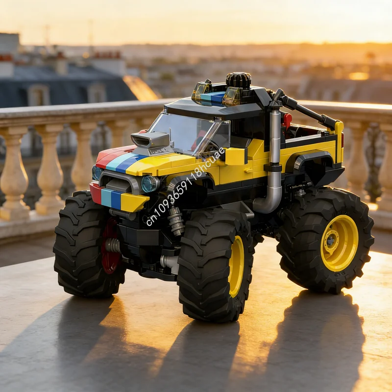 377-個-moc-アナザーモンスタートラックシティチャンピオンズモデルビルディングブロックアーキテクチャおもちゃクリエイティブアイデアクリスマスギフト教育