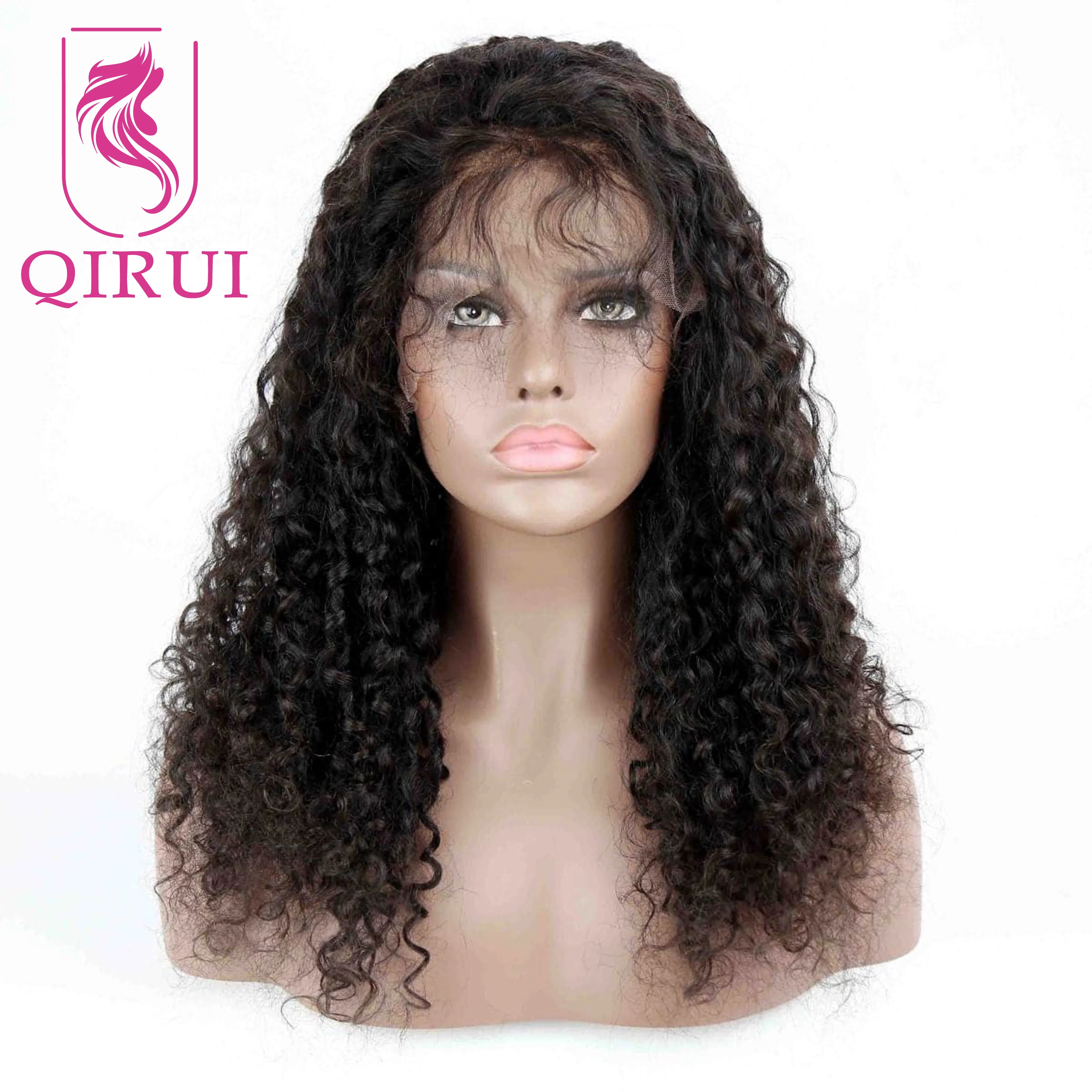 

180% Density Silk Base Full Lace Human Hair Wig Water Wave Brazilian Remy Hair Pre Plucked Glueless 5x5 Silk Top Full Lace Wigs