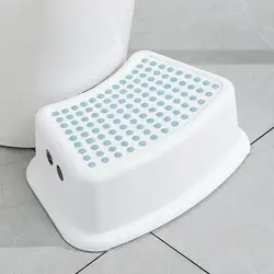 Children Squatting Toilet Stool Non-slip Bathroom Potty Step Stool Kids Seat Stool Potty Stool Plastic Toddler Baby Toilet Stool