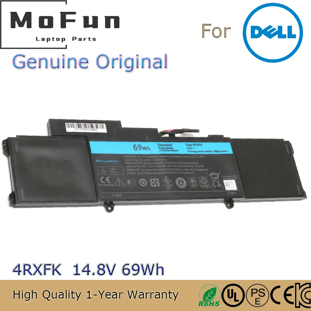 

Brand New Original 4RXFK 14.8V 69Wh Laptop Battery for Dell XPS L421x 14-L421x Series L412Z FFK56 C1JKH