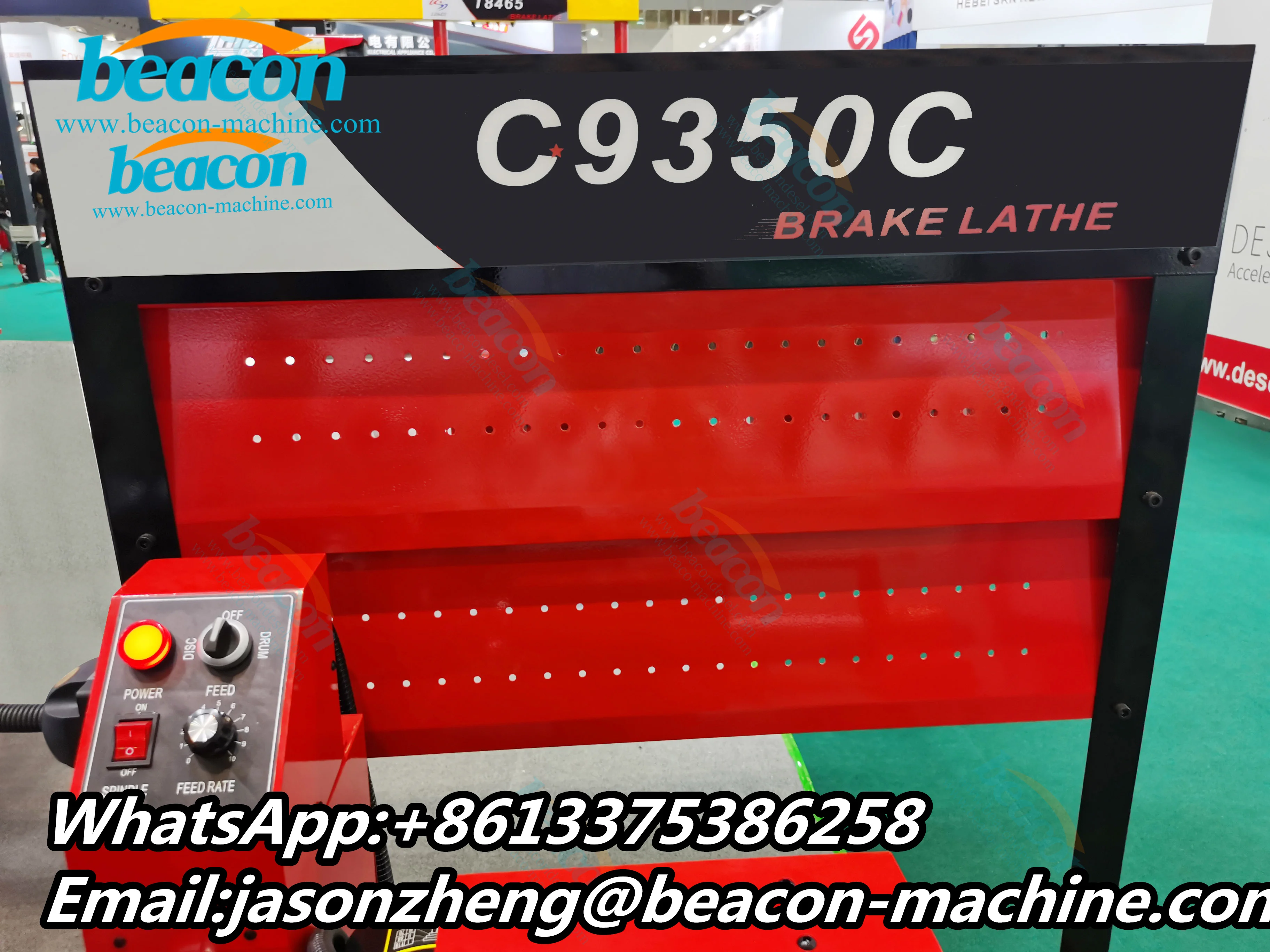 C9350C Drehmaschine für Scheibentrommelbremsen – Detail 5