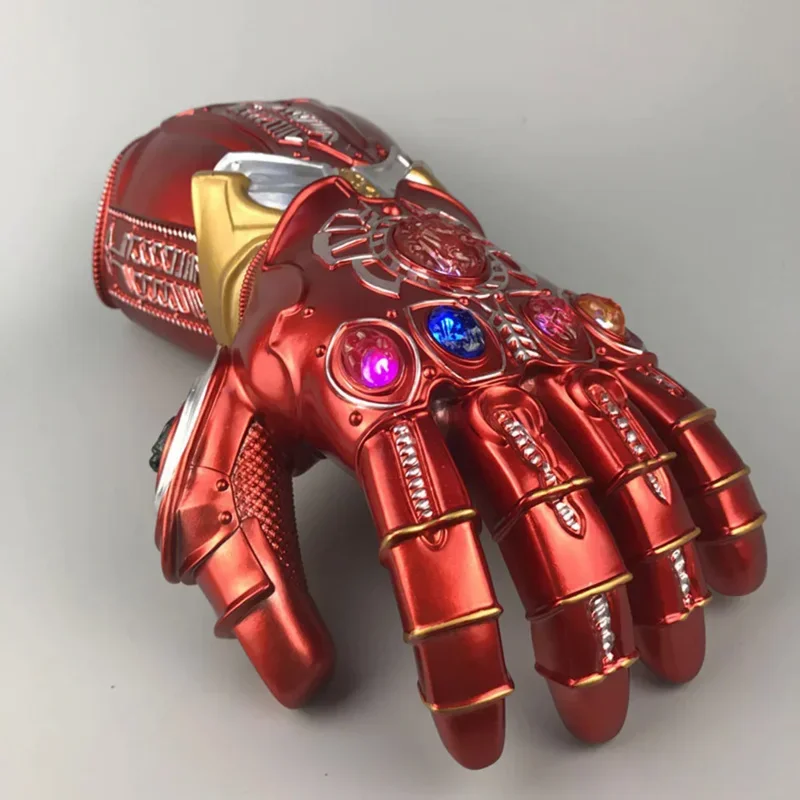 Kids Weapon The 4 Endgame Thanos Gauntlet Stones War Led Glove Adult Halloween Gift Cosplay MN3