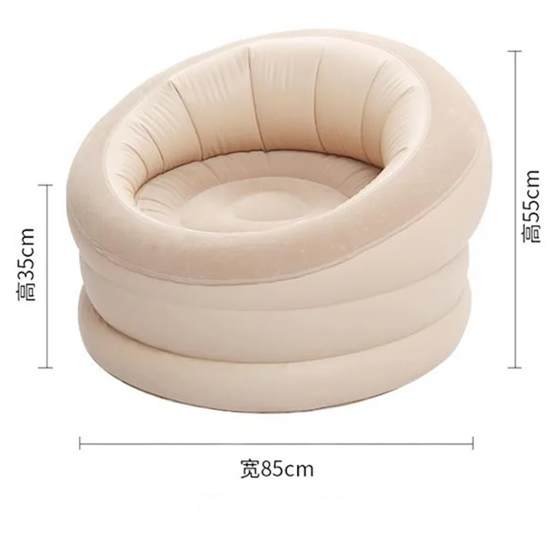 Cheap Relaxing Inflatable Seat Garden Patio Comfortable Large Size Designer Inflatable Sofa Luxury Divano Postmodern Furniture