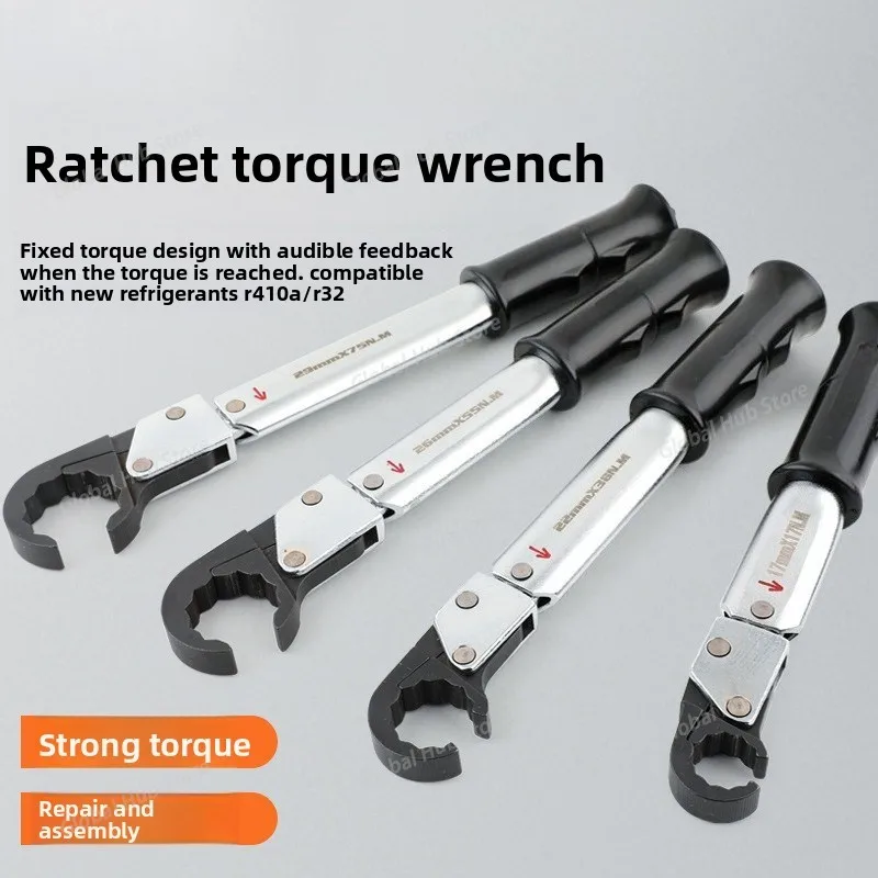 Ratchet Torque Wrench ST-02L High Precision Open Wrench Spark Plug Air Conditioning Maintenance Tool