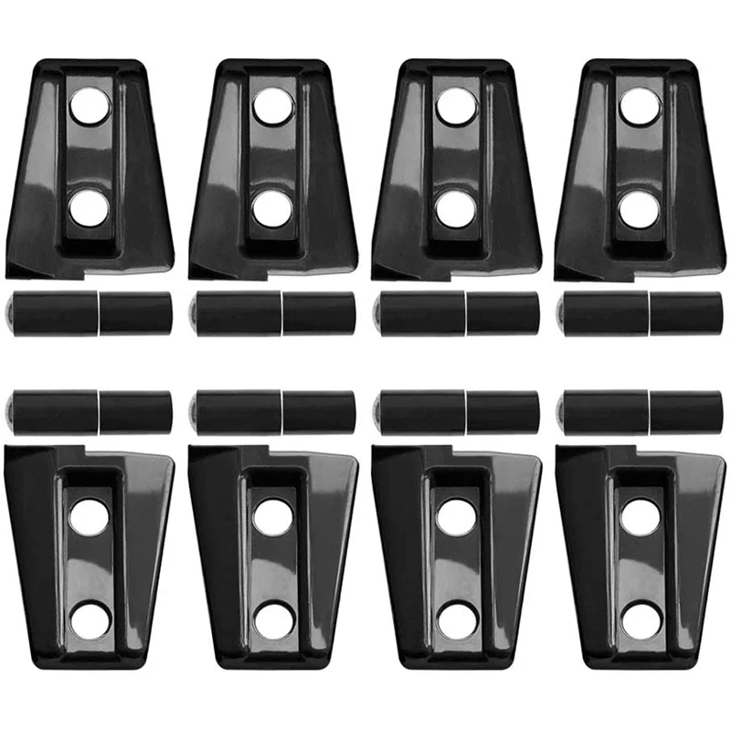 

Door Hinge Covers Protector Trim Kit for 2007-2018 Jeep Wrangler JK JKU Compatible with Unlimited Rubicon Sahara Sports Black