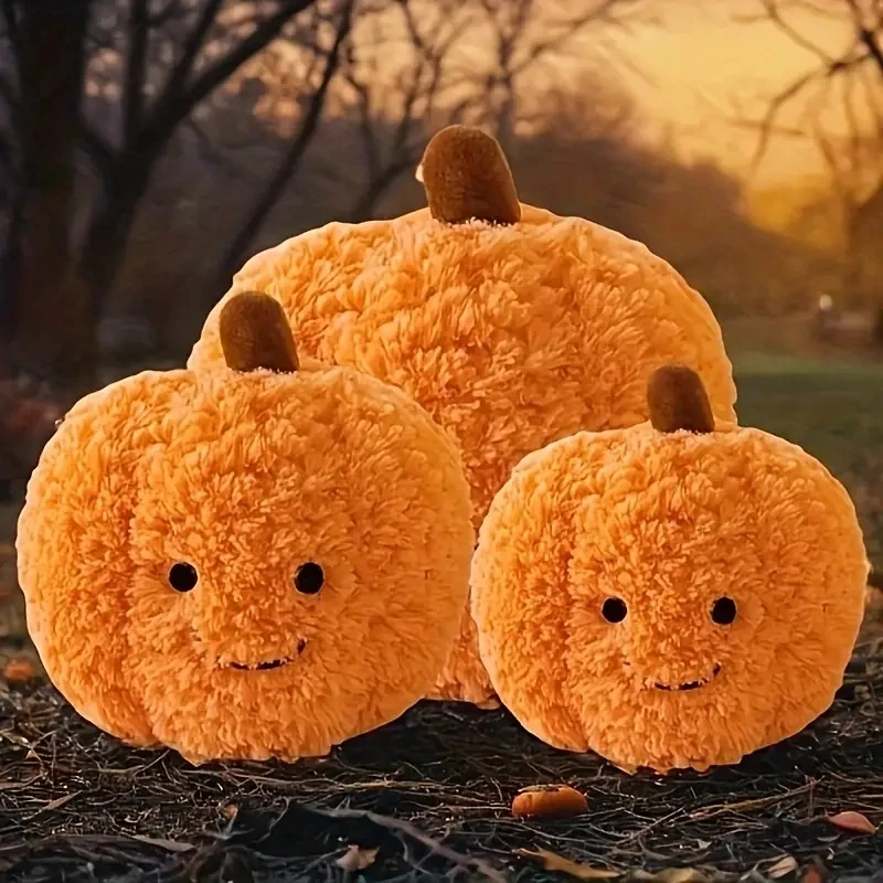 Almohada de felpa de calabaza, juguete de calabaza de Halloween, cojín decorativo, decoración del hogar, recuerdos de fiesta, decoración de Halloween, regalo de Navidad