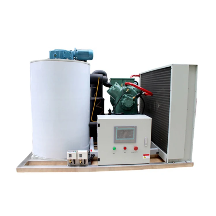Professional Fully Automatic Flake Ice Maker Machine High Power Long-Lasting Insulation Multifunctional 304 Stainless Industrial