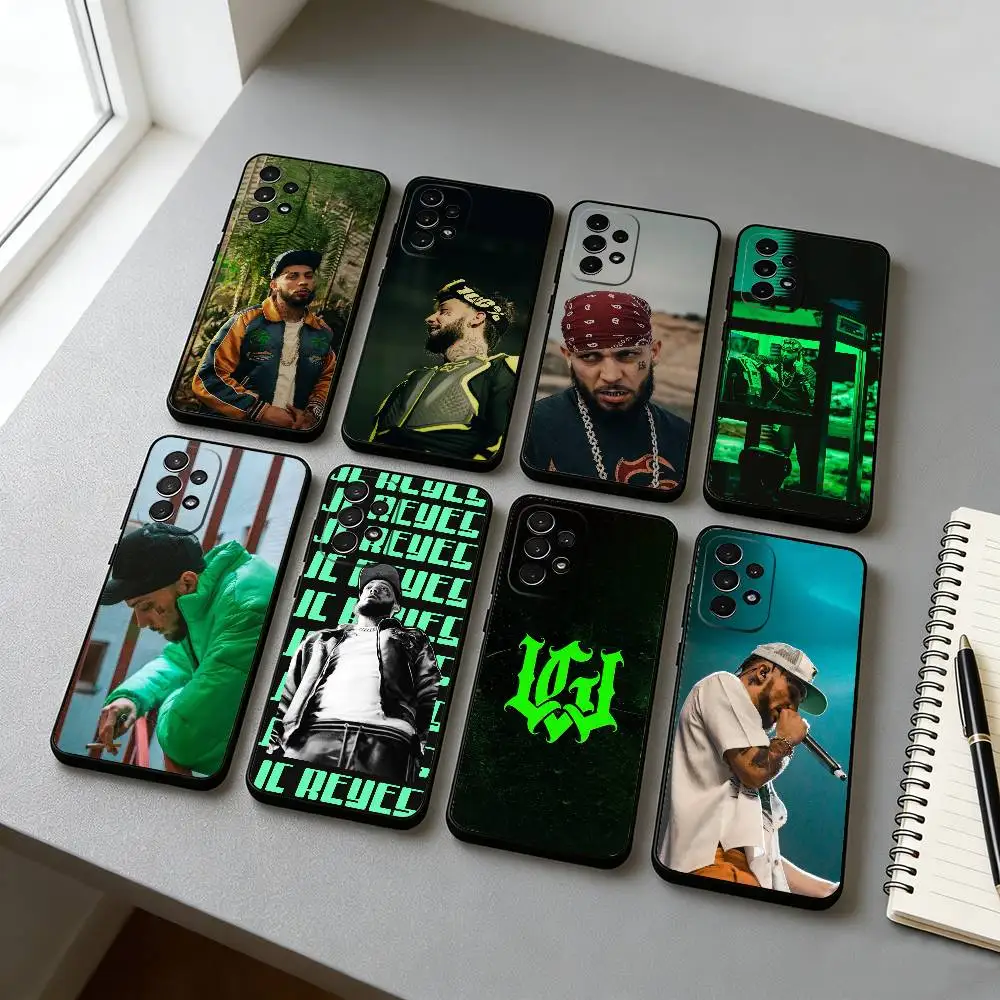 J-JC R-Reyes Phone Case For Samsung S25,S24,S21,S22,S23,S30,Ultra,S20,Plus,Fe,Soft Silicone Black Cover