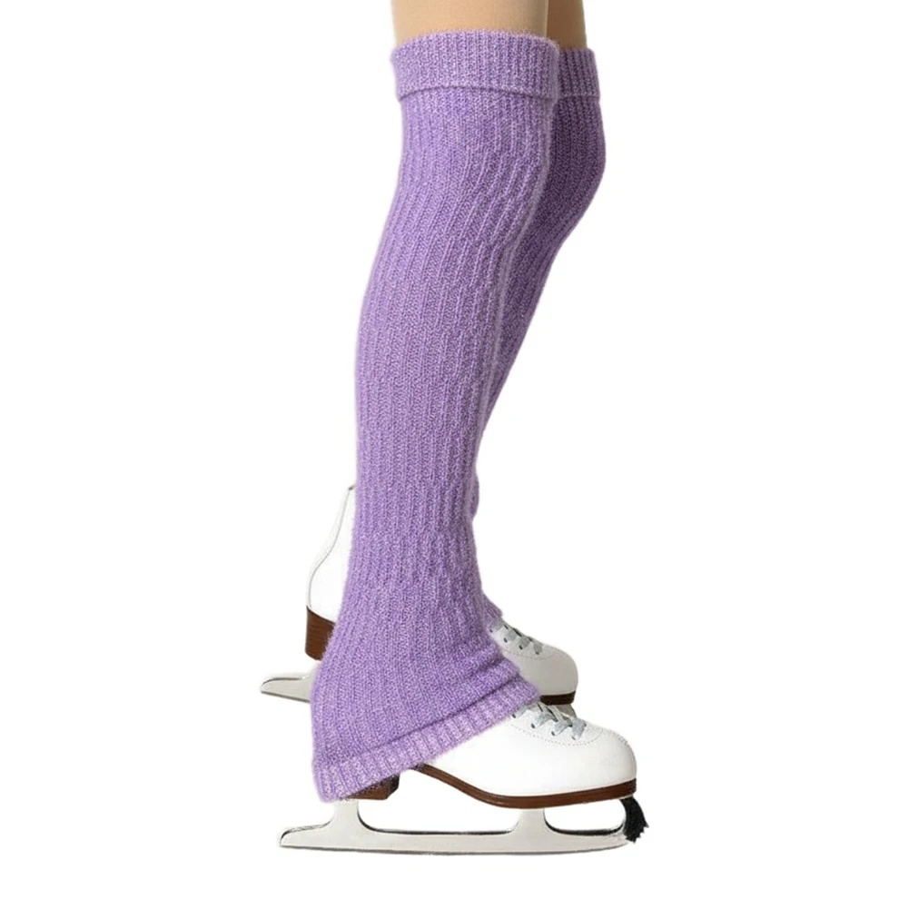 جوارب طويلة للتزلج من الصوف لتدفئة الساق للتزلج على الجليد مما يوفر الدفء ودعمًا خفيفًا ومناسب للبالغين والمراهقين
