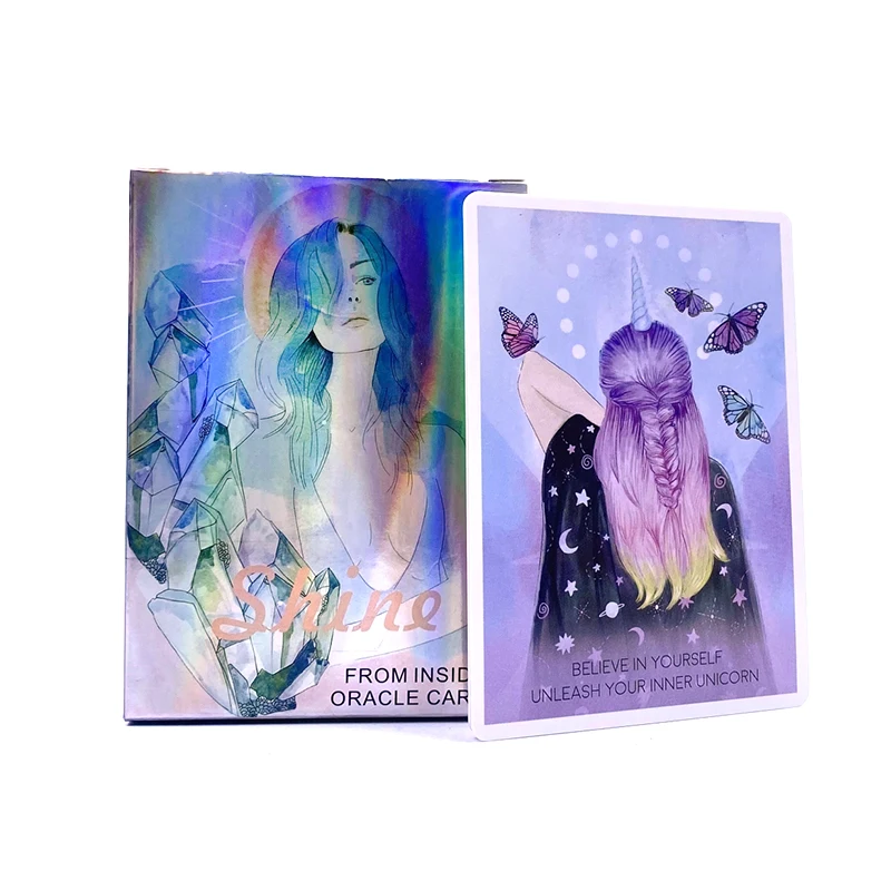 بطاقات التارو الجديدة لعام 2021 تتألق من الداخل بطاقة أوراكل ومدرسة PDF التوجيهية لسطح الترفيه