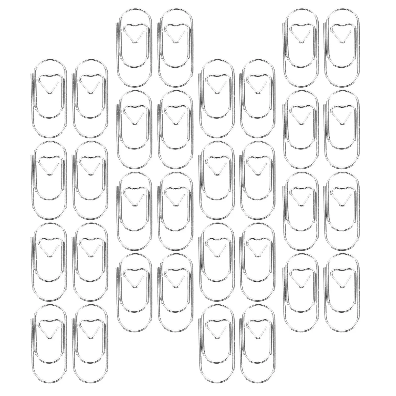 

200 шт. серебристых стальных скрепок-сердечек, миниатюрные, в форме любви, для офиса, скрапбукинга, дневников, фотографий, заметок, милый дизайн