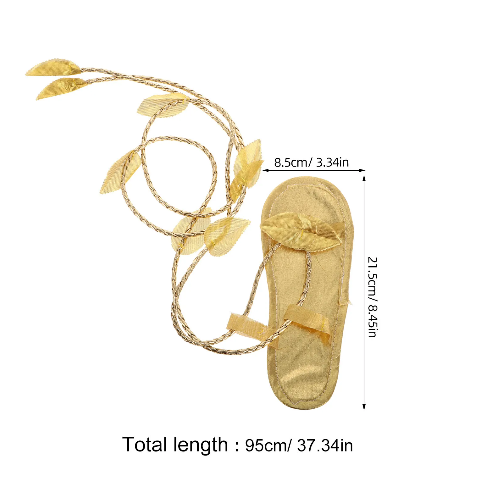 5 قطعة 5 عدد الصنادل آلهة اكسسوارات قزم أحذية الجنية تأثيري حلي الكعوب الذهبية للنساء #1