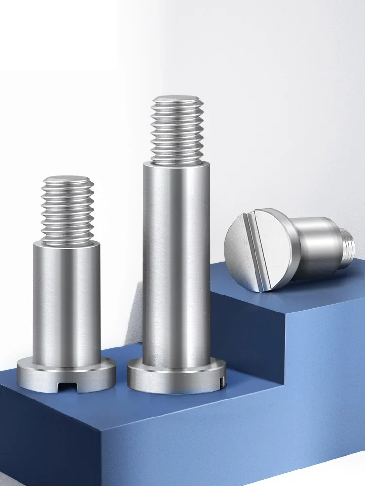 304 Stainless Steel Slotted Shoulder Screws – Step/Plug/Limit/Bearing Bolts for Mechanical Assembly