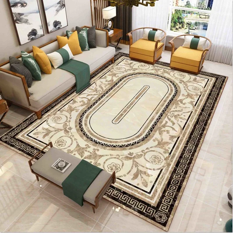 Nordic Carpet Living Room Rugs Anti Slip Floor Mat 100% Polyester Felt Large Area Rug Lounge Rugs Washable Home Decorations