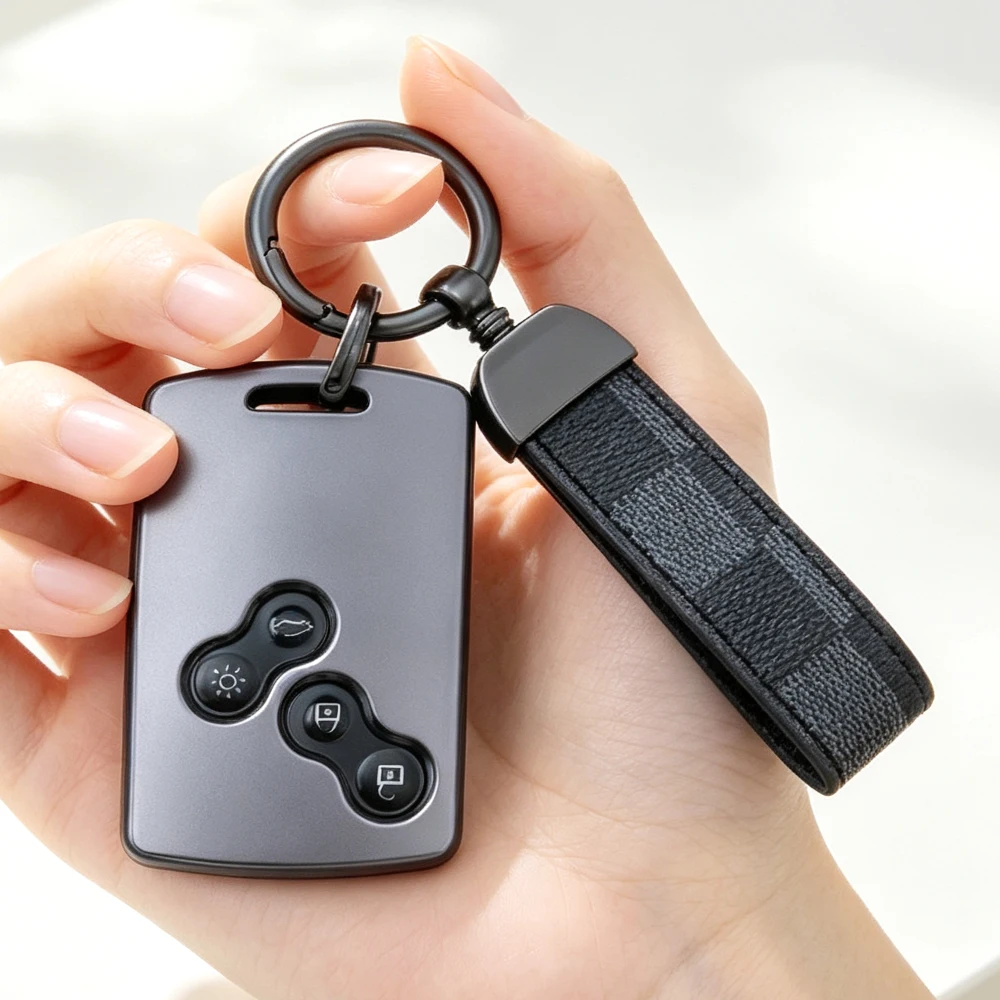 4 Buttons TPU Key Cover Remote Key Case for Renault Megan 3 Laguna Fluence NEMA Clio 4 Captur Zoe Card Protection Keychain