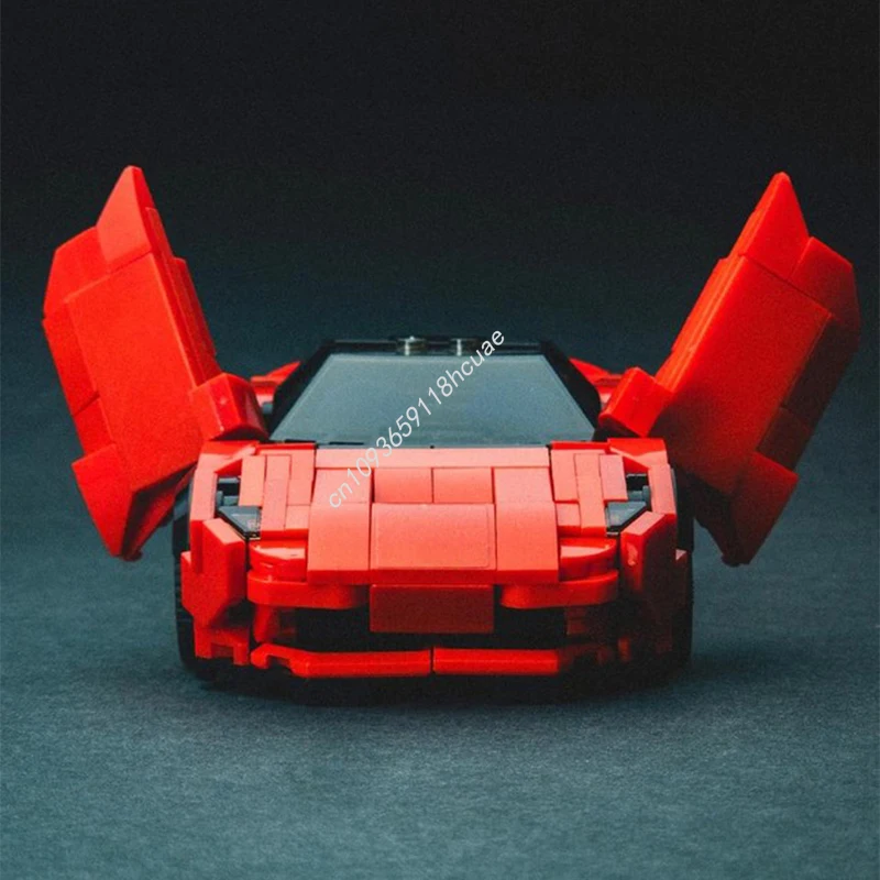 343 pçs moc f8 tributo especial cidade campeões supercar modelo blocos de construção ideia educação brinquedos aniversário presentes natal