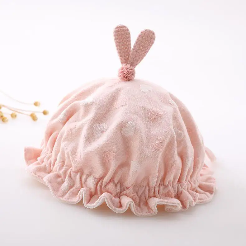 قبعة أطفال للخريف والشتاء دافئة وسميكة مناسبة للرضع والأطفال حديثي الولادة وقبعة صياد السمك وقبعة لحديثي الولادة مبطنة بالصوف