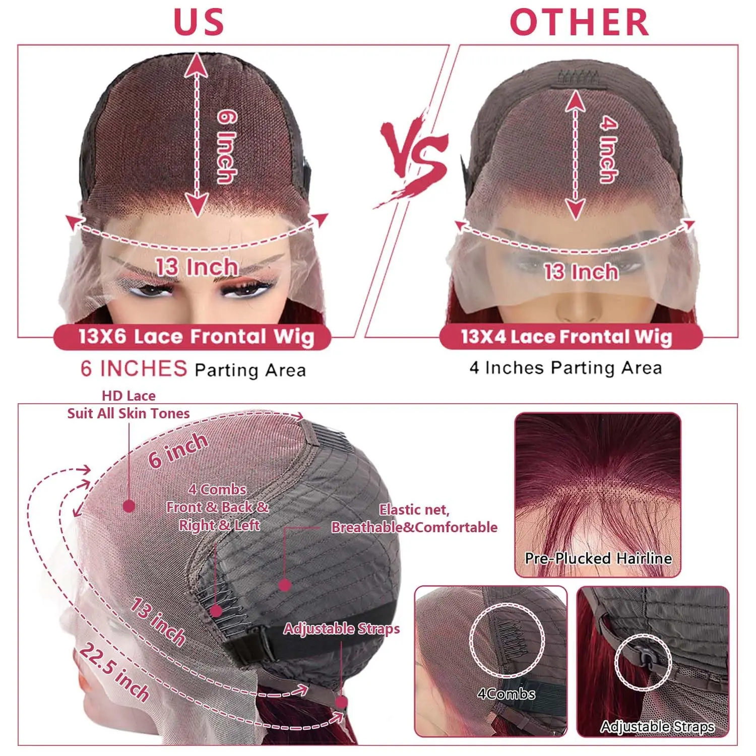 99j بورجوندي الدانتيل الجبهة باروكة من شعر طبيعي الجسم موجة 13x6 Hd الدانتيل الباروكات الأمامية الأحمر اللون 13x5 شعر مستعار دانتيل شفاف للنساء